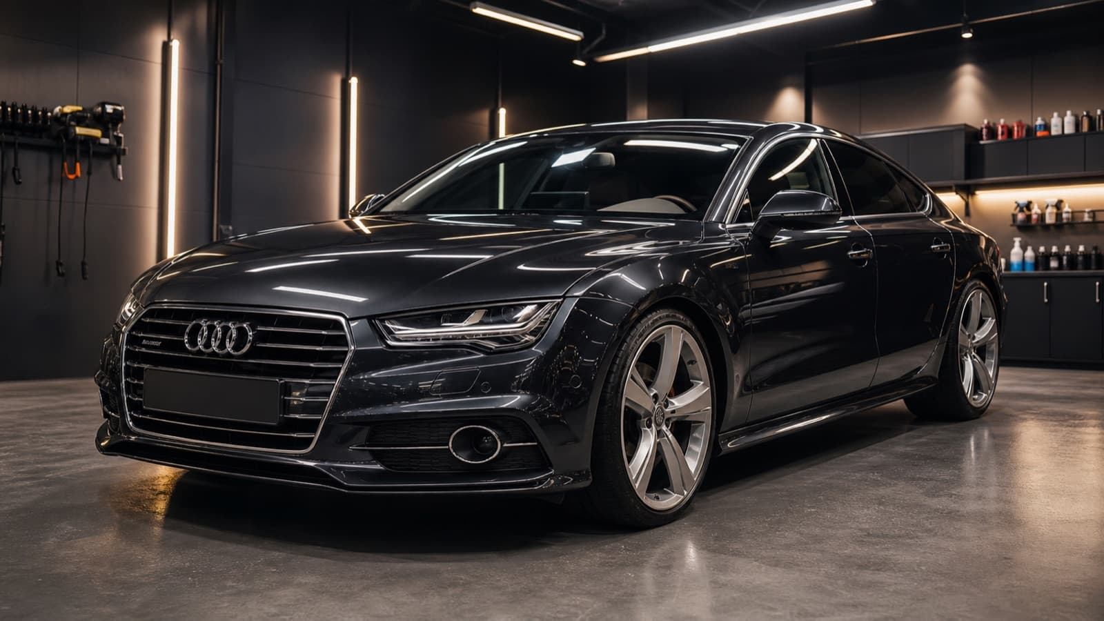 Audi A7 după detailing auto complet realizat de D&S Auto Suceava