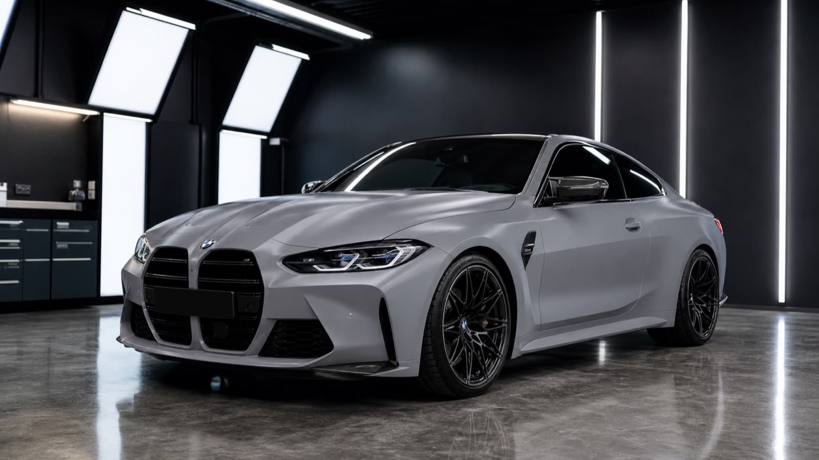 BMW M4 colantat Nardo Grey în atelierul D&S Auto Suceava