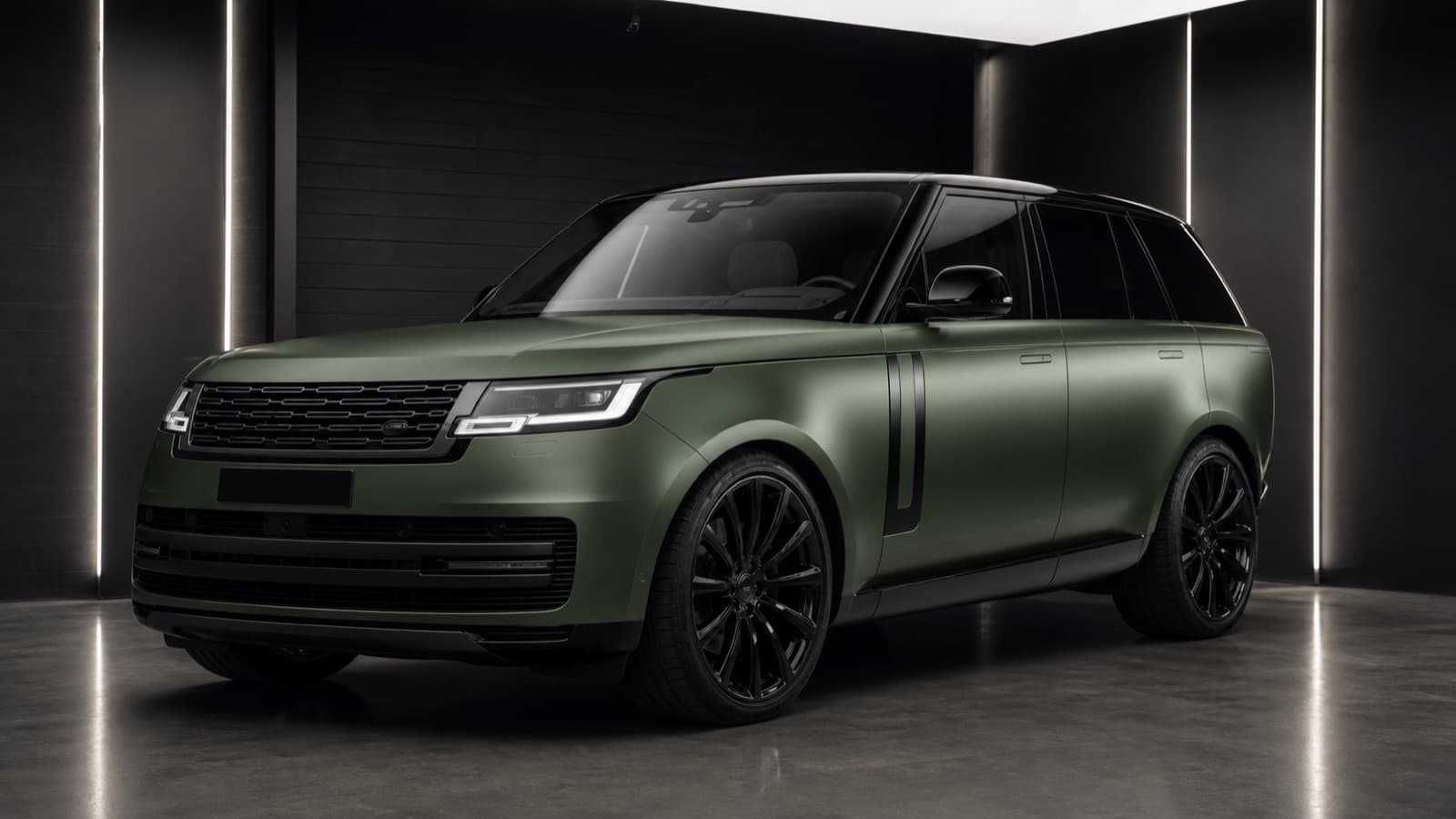 Range Rover colantat verde satinat de D&S Auto Suceava